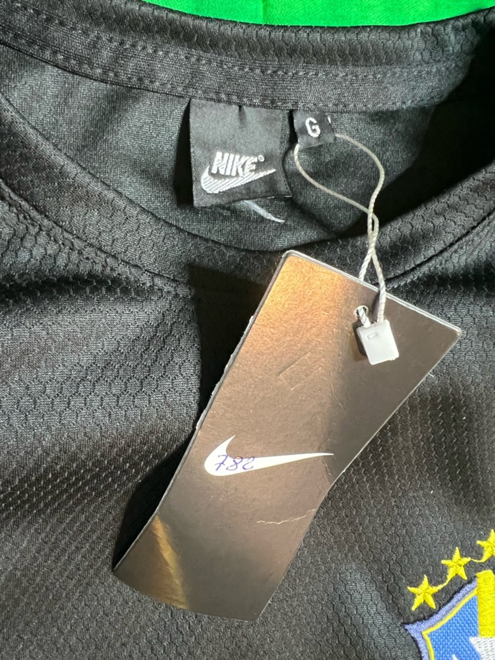 Brazil CBF Soccer Jersey in Black with yellow Accents - Picture 10 of 14